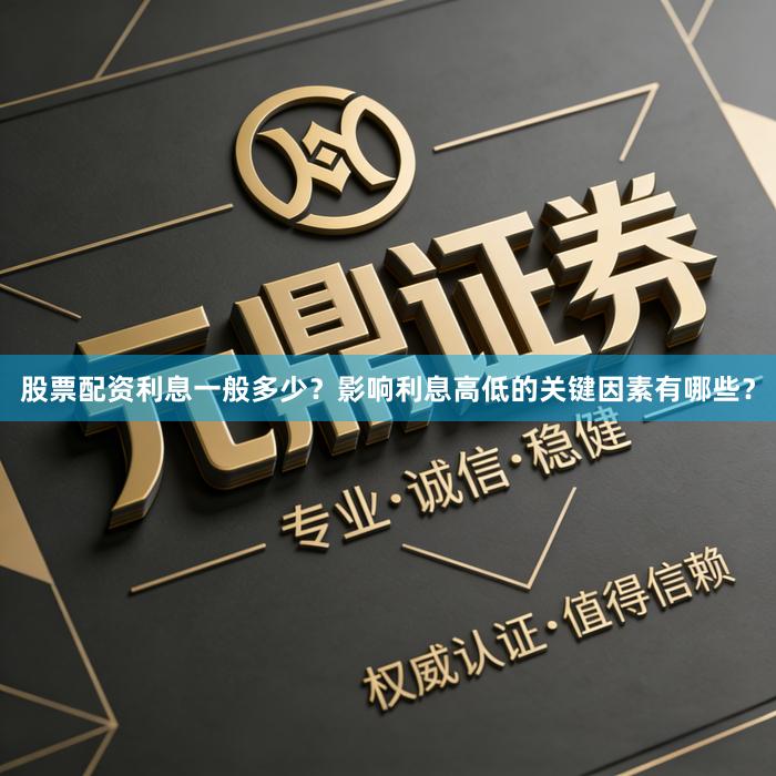 股票配资利息一般多少？影响利息高低的关键因素有哪些？