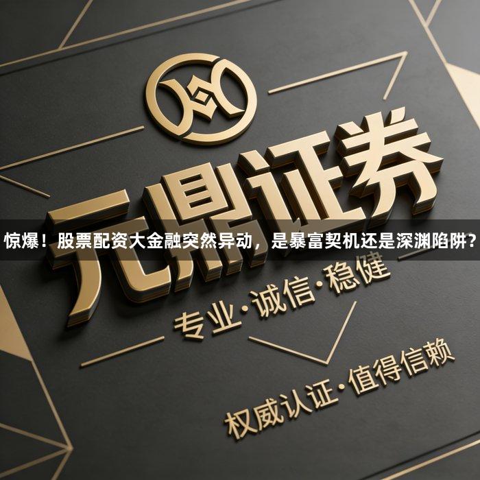 惊爆！股票配资大金融突然异动，是暴富契机还是深渊陷阱？