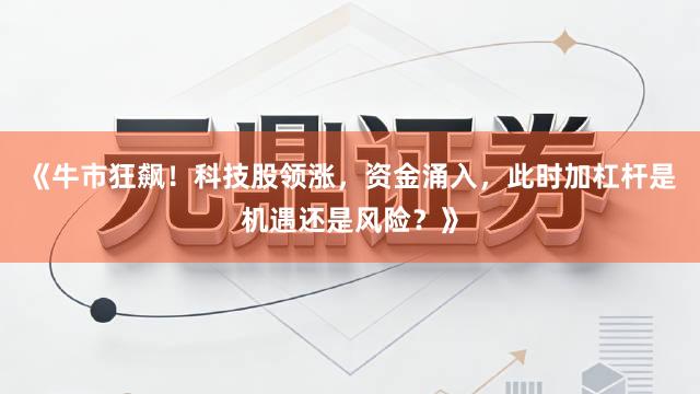《牛市狂飙！科技股领涨，资金涌入，此时加杠杆是机遇还是风险？》