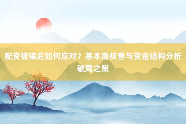 配资被骗后如何应对？基本面核查与资金结构分析破局之策