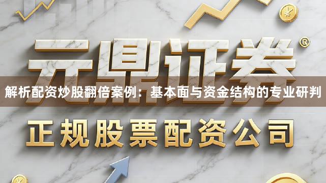 解析配资炒股翻倍案例：基本面与资金结构的专业研判