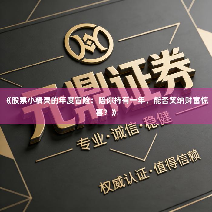 《股票小精灵的年度冒险：陪你持有一年，能否笑纳财富惊喜？》